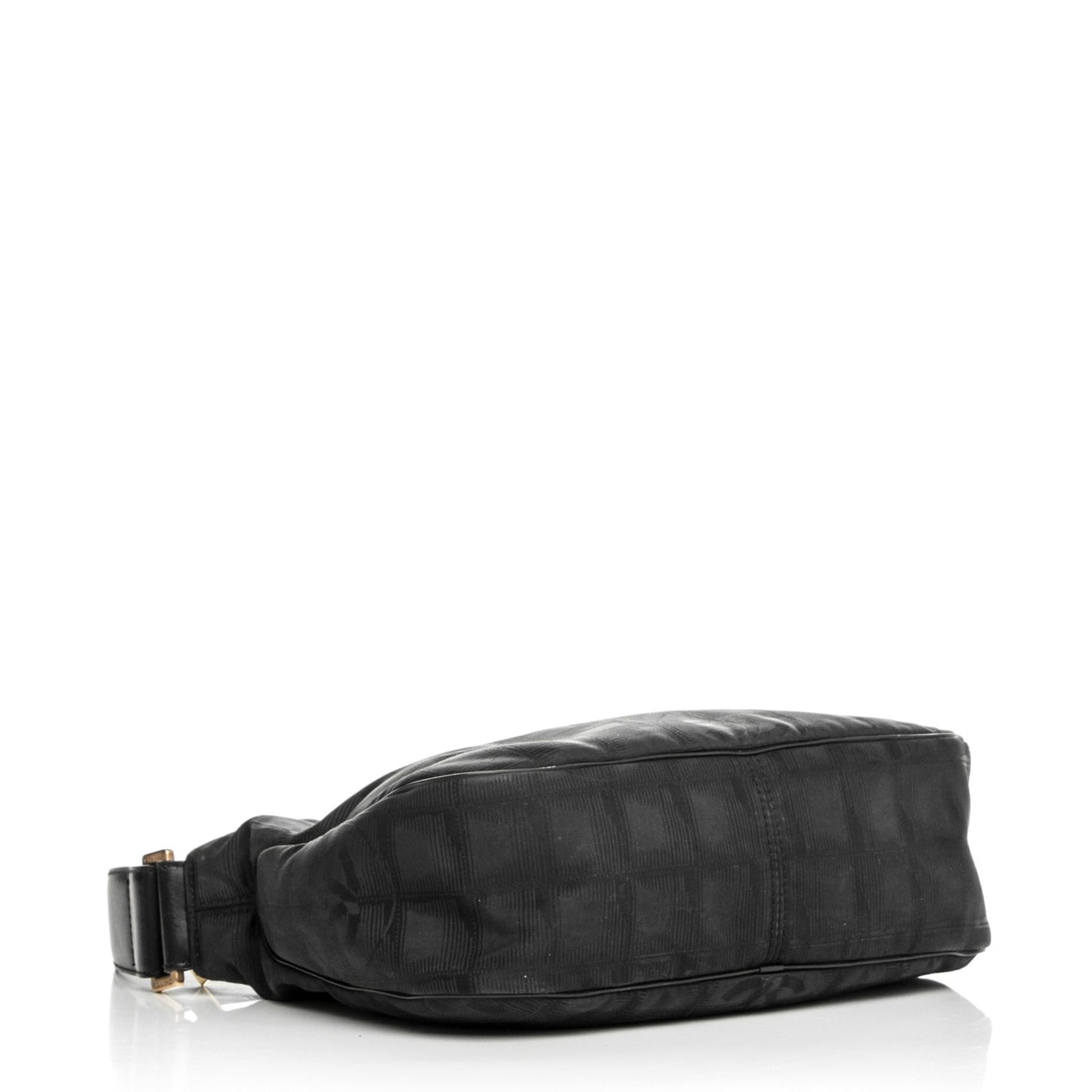 Nylon Travel Hobo Black