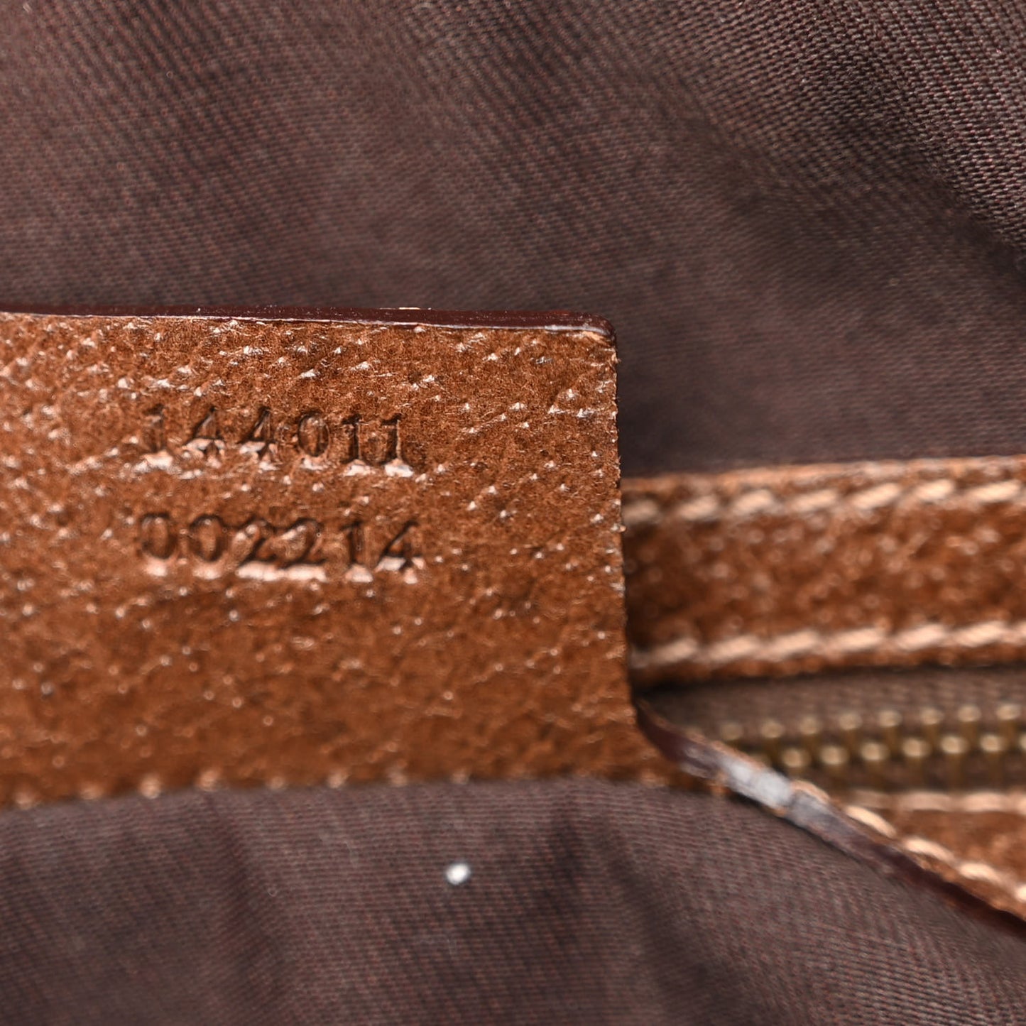 Monogram Web Studded Pelham Shoulder Bag Dark Brown