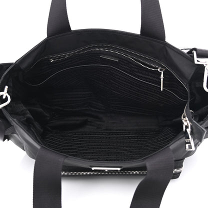 Prada Nylon Vela Baby Bag Black 6 of 13