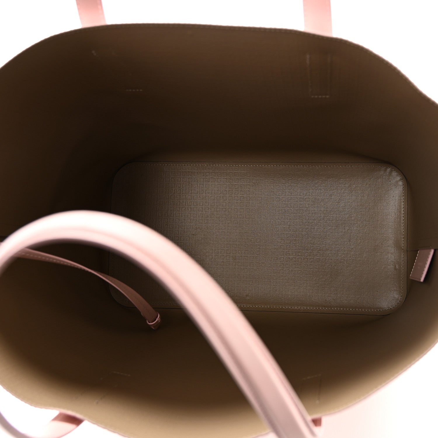Givenchy Calfskin Logo Embossed Wing Shopper Tote Blush Pink 6 of 10