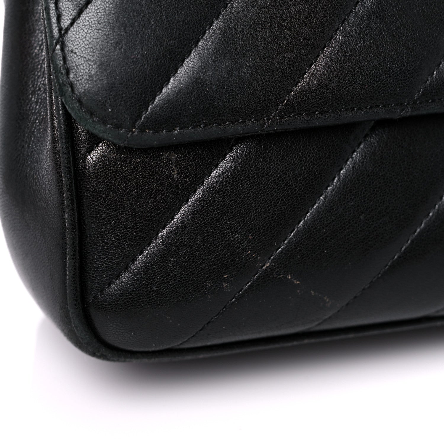 Chanel Lambskin Quilted Jumbo Coco Vintage Flap Black 18 of 22