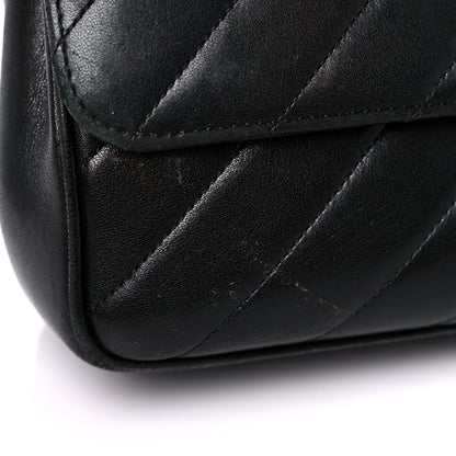 Chanel Lambskin Quilted Jumbo Coco Vintage Flap Black 18 of 22