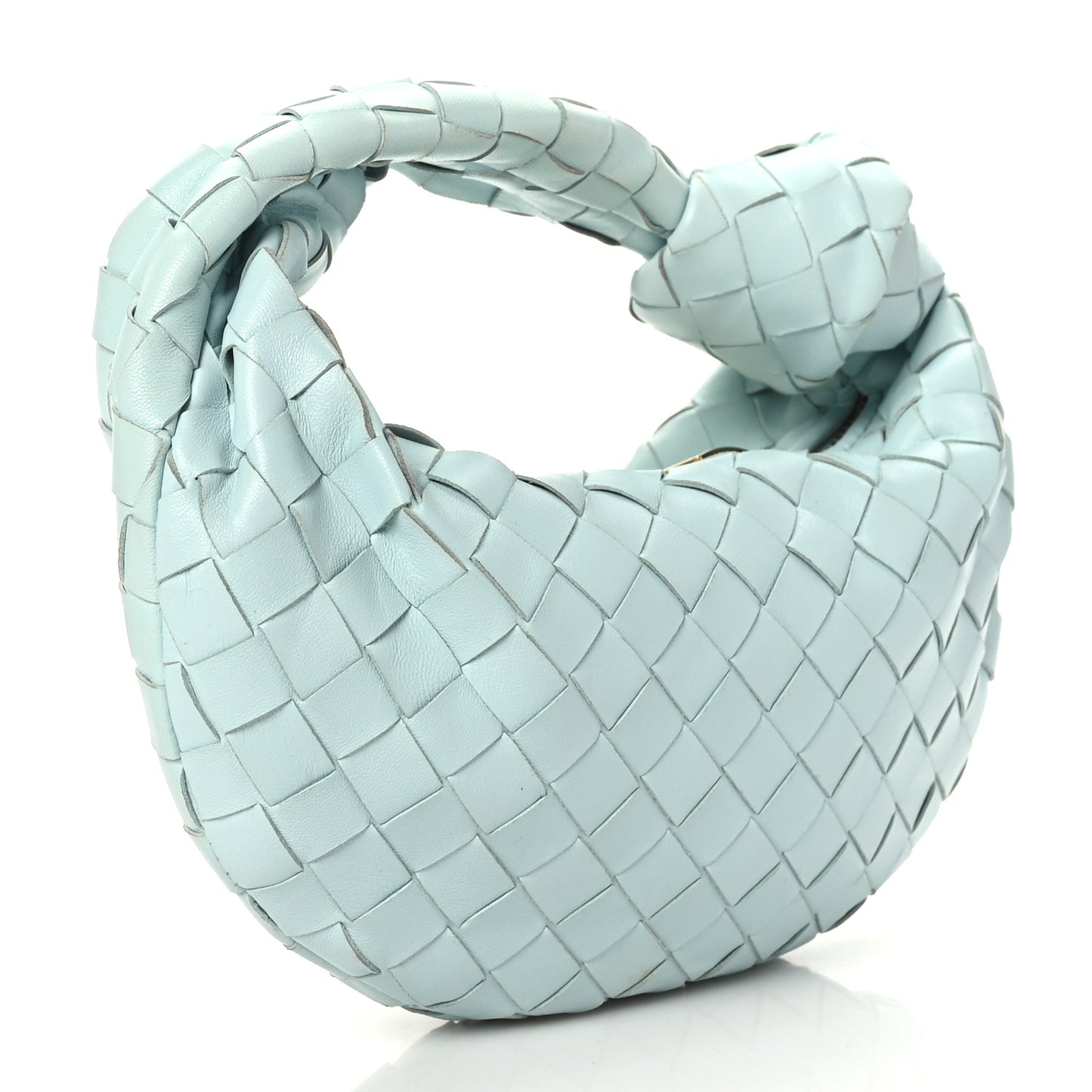 Nappa Intrecciato Mini Jodie Teal Washed