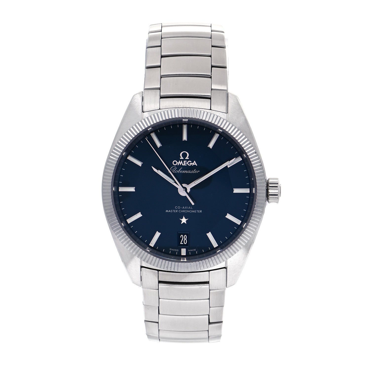 Omega Stainless Steel 39mm Constellation Globemaster Co-Axial Master Chronometer Automatic Watch Blue 130.30.39.21.03.001 1 of 7