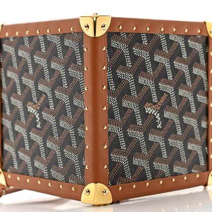 Goyard Goyardine De Trunk Bag Black Gold 8 of 9