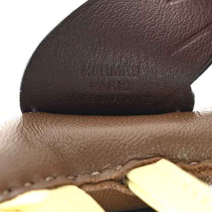 Hermes Milo Lambskin Grigri Rodeo Pegase Horse Bag Charm PM Etoupe Jaune Milton Rouge Sellier 3 of 5