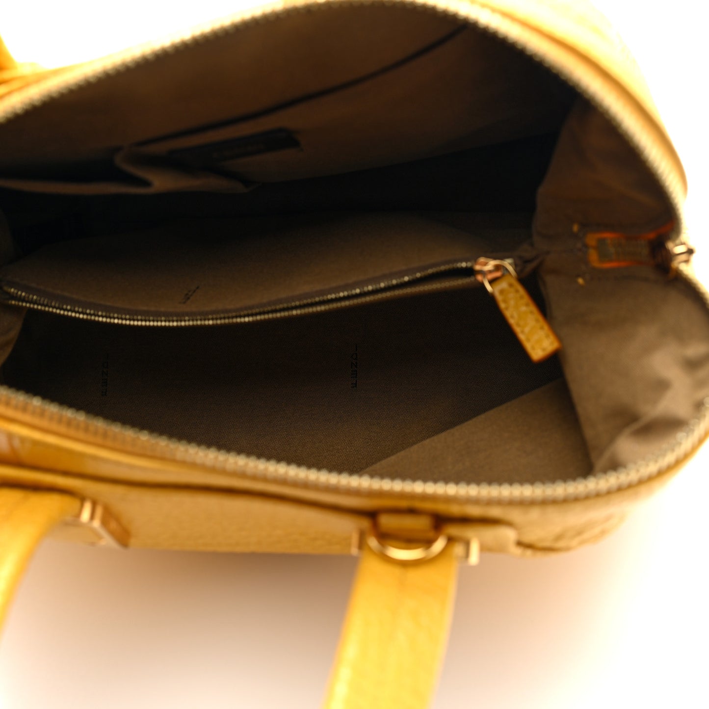 Pebbled Calfskin Small Chameleon Tote Sunflower Satin