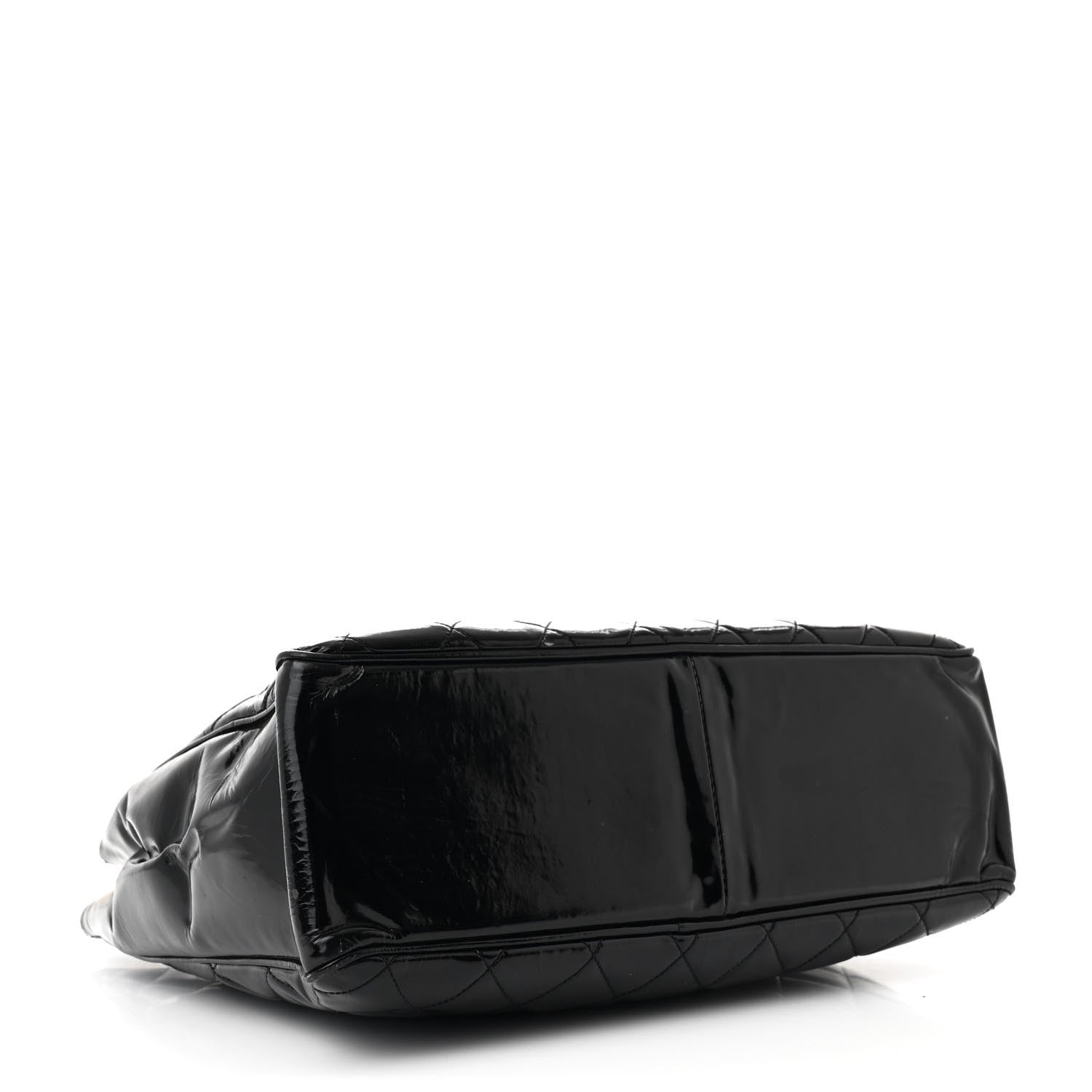 Chanel Patent Quilted Tote Black 4 of 15