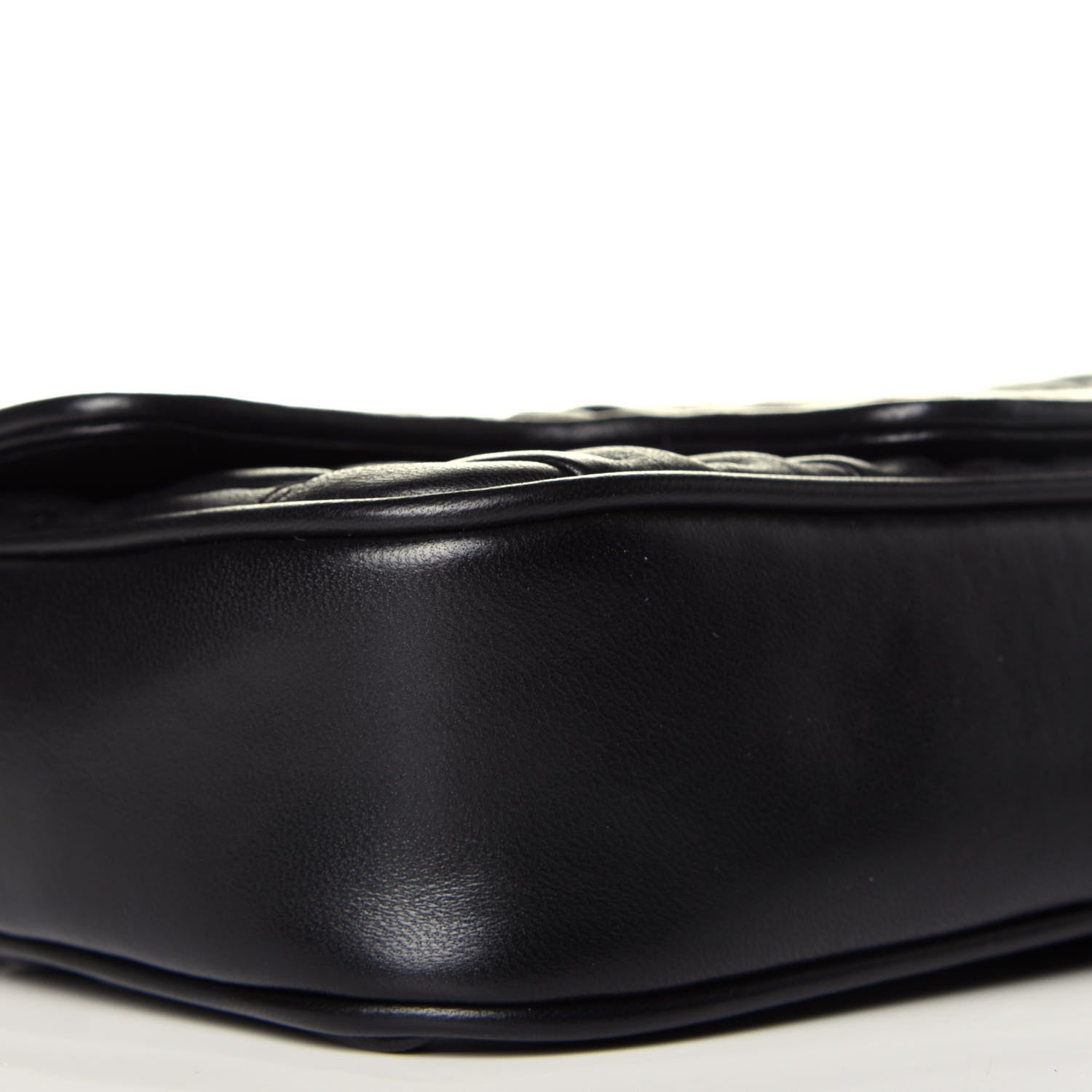 Prada Nappa Gaufre Small Chain Flap Shoulder Bag Black 7 of 9