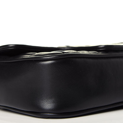 Prada Nappa Gaufre Small Chain Flap Shoulder Bag Black 7 of 9