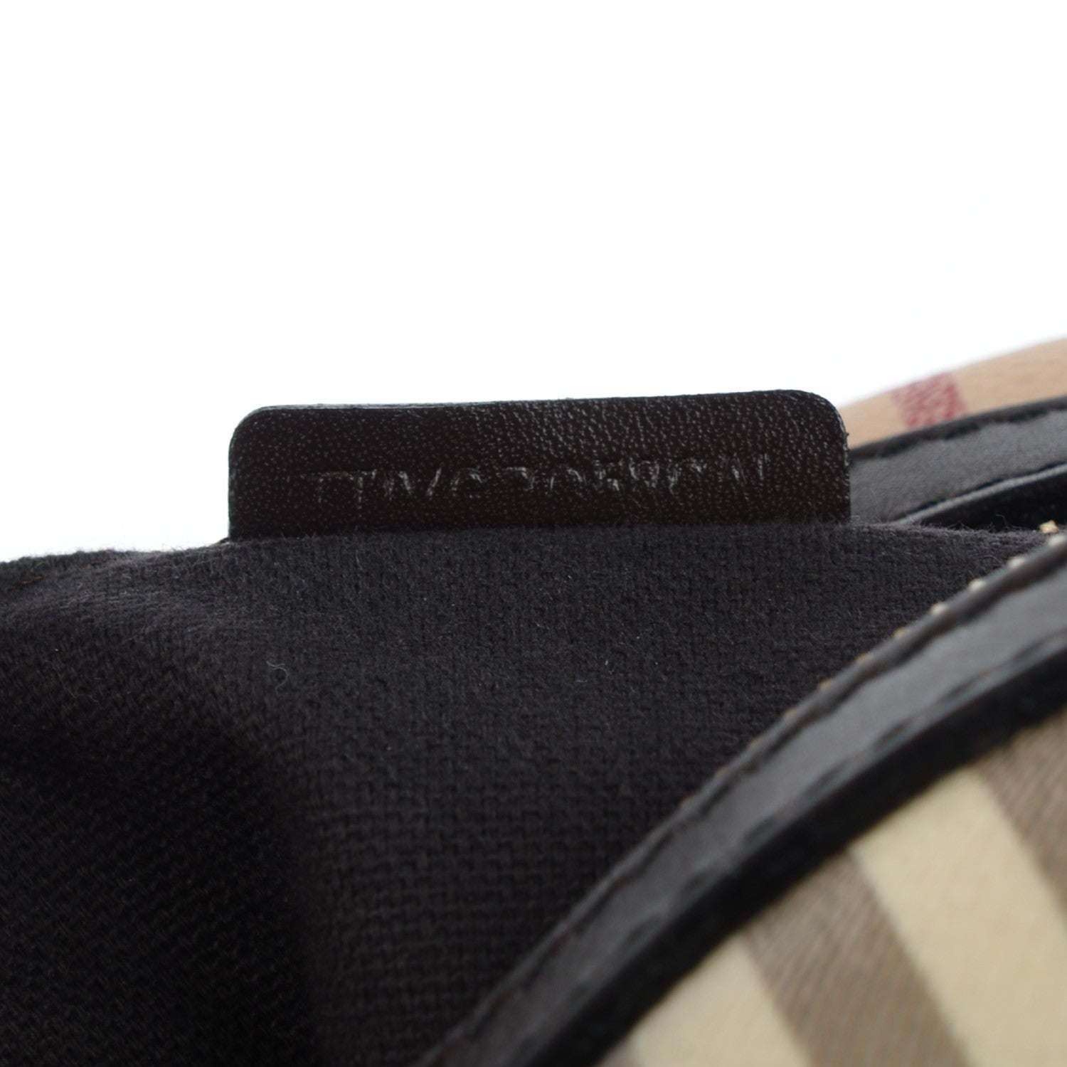 Burberry Haymarket Check Small Bowler Chocolate 8 of 8