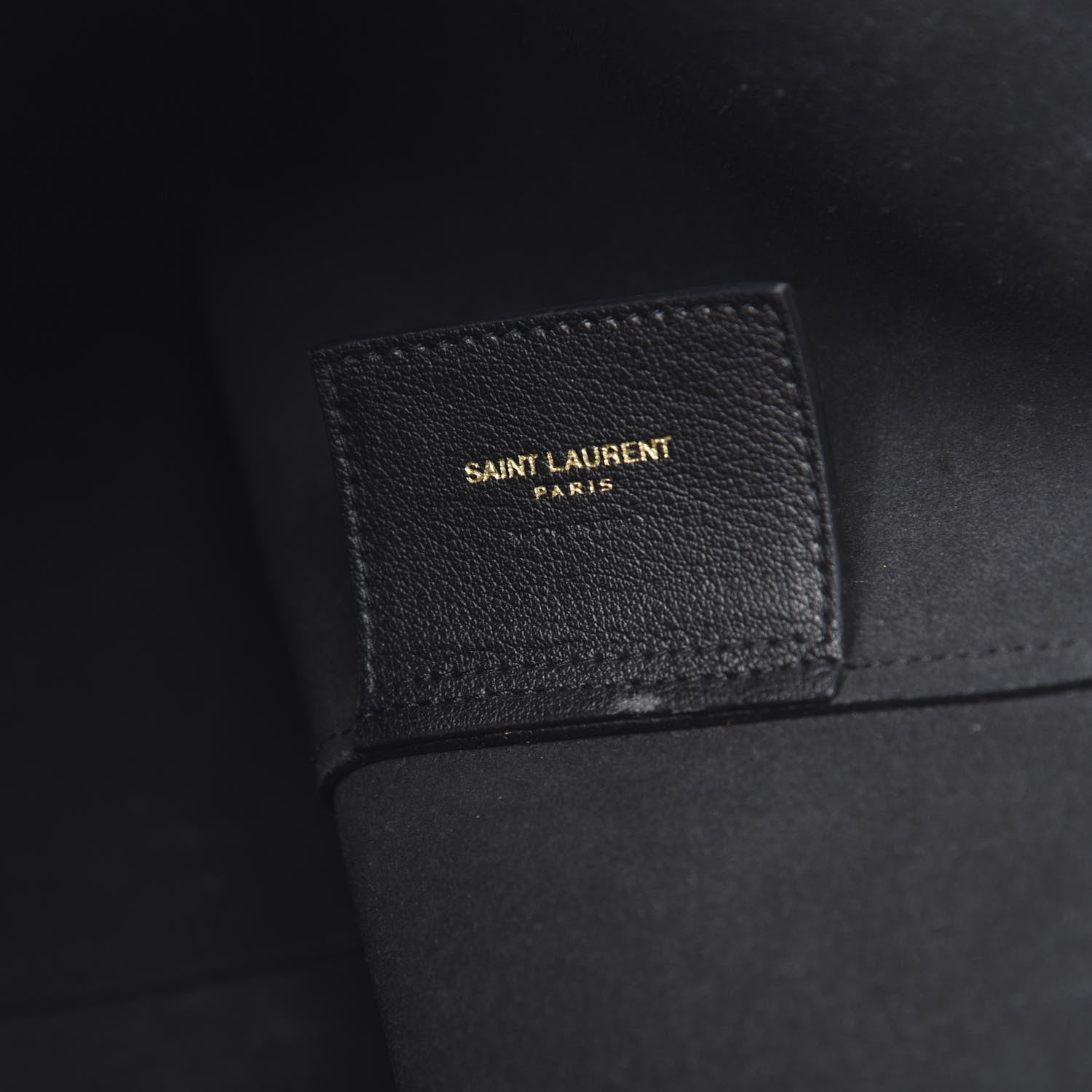 Saint Laurent Calfskin Large Shopping Tote Black 6 of 9