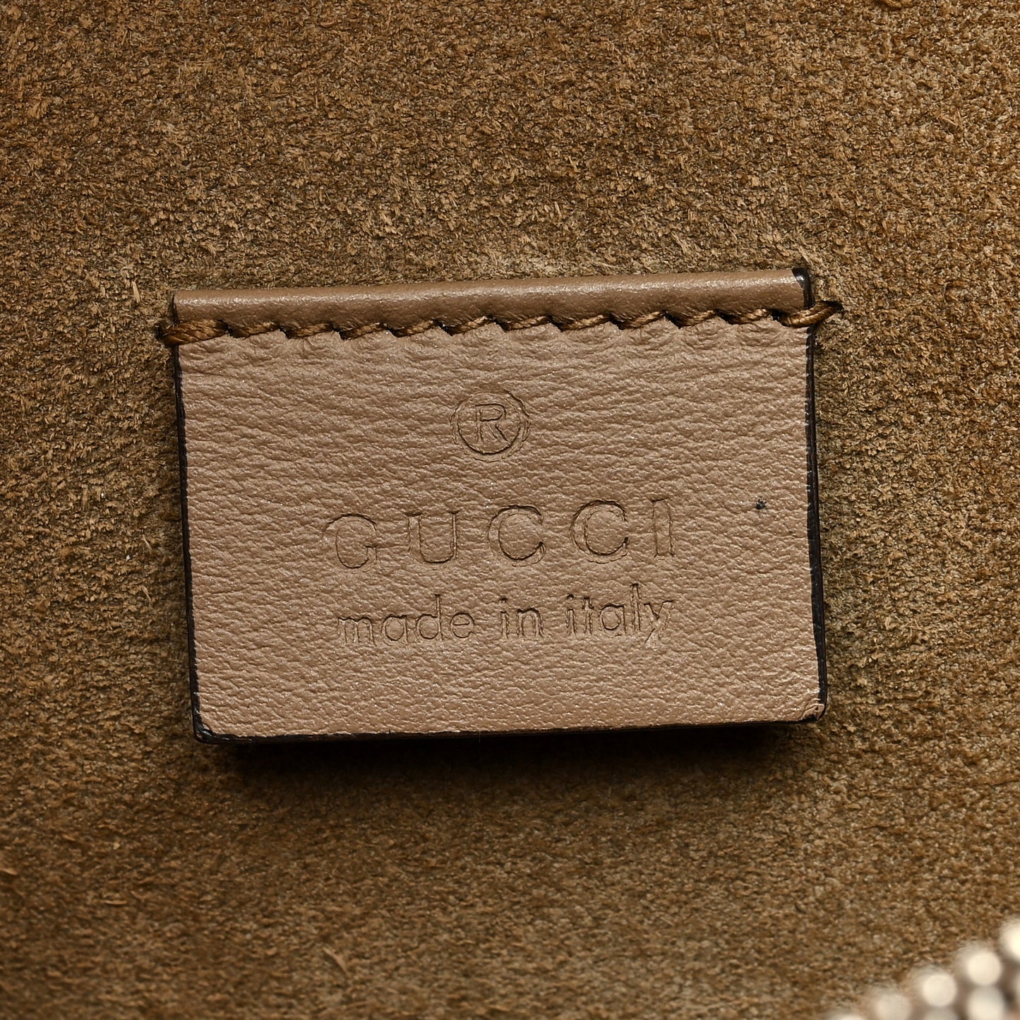 GG Supreme Monogram Small Dionysus Shoulder Bag Taupe