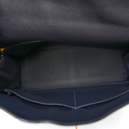 Hermes Togo Kelly Retourne 35 Indigo 5 of 12