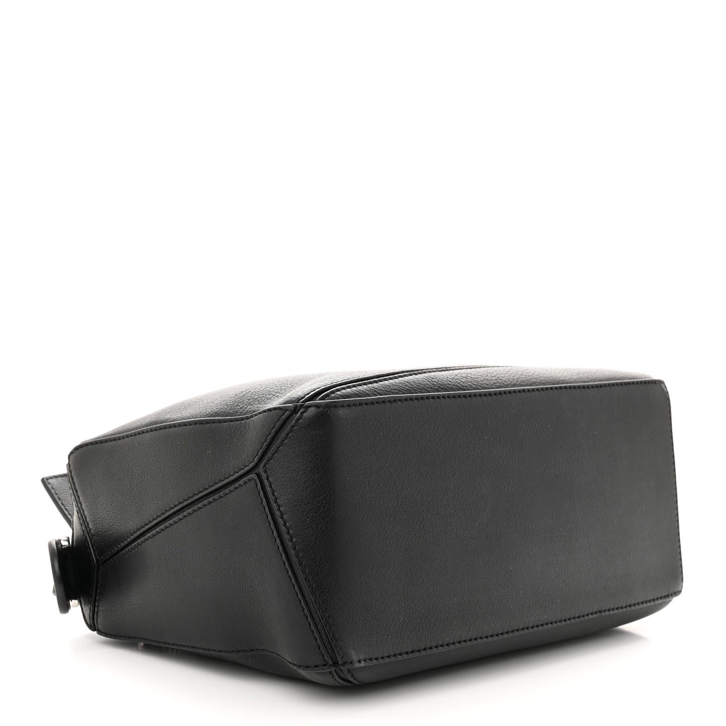 Calfskin Small Puzzle Bag Black