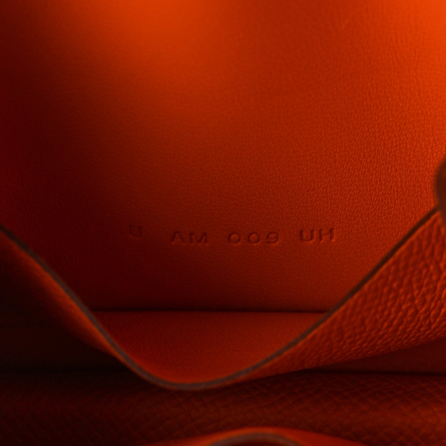 Hermes Epsom Constance Slim Wallet Orange 8 of 8