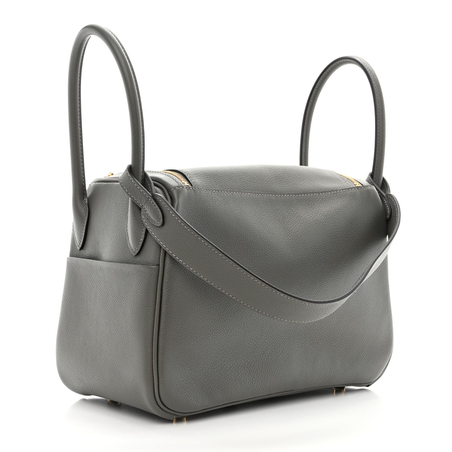 HERMES グレー キャンバス ビジネスバッグ Hermès HAC 40 Bag – Gris Clair Todoo Feutre & Craie | Mightychic