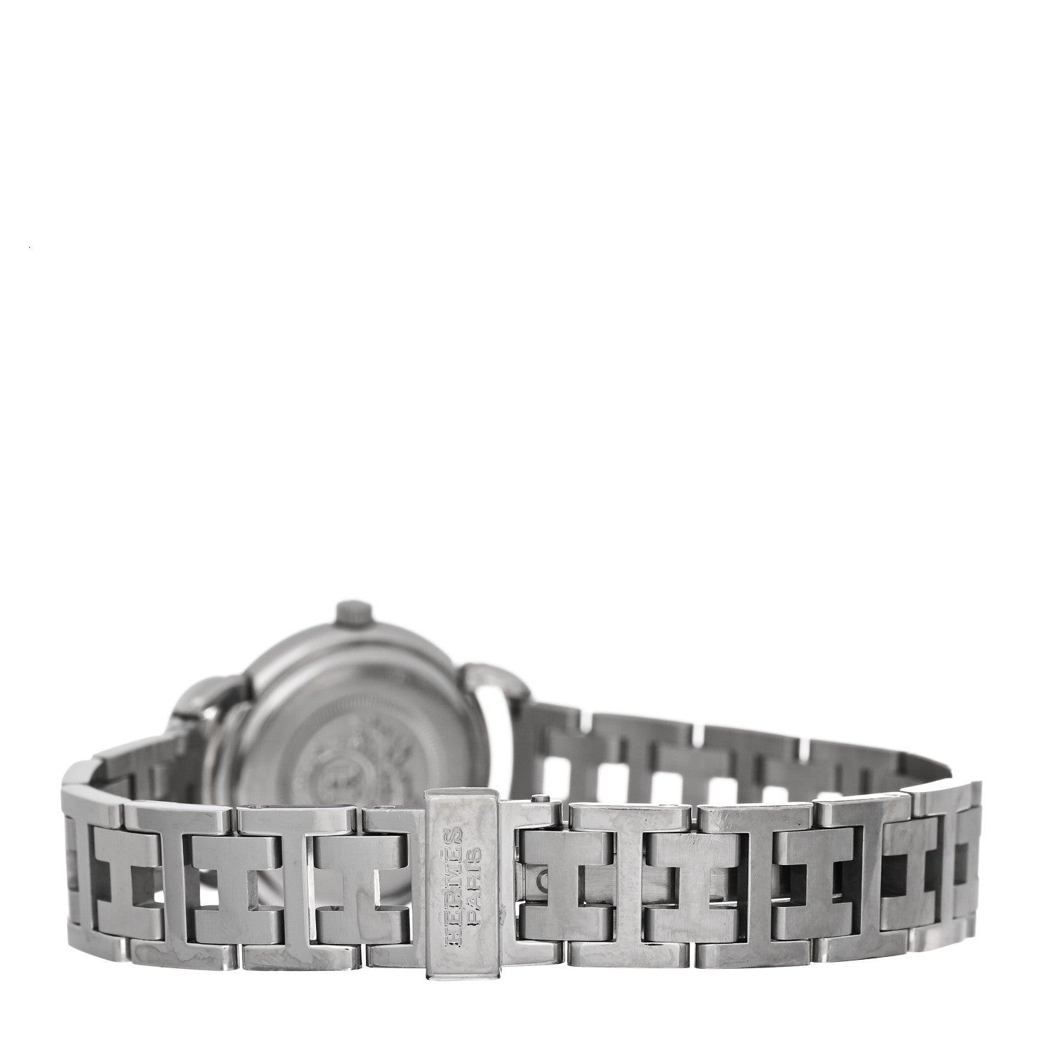 Hermes Stainless Steel 25mm Pullman Quartz Watch Grey 3 of 5