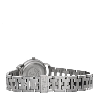 Hermes Stainless Steel 25mm Pullman Quartz Watch Grey 3 of 5