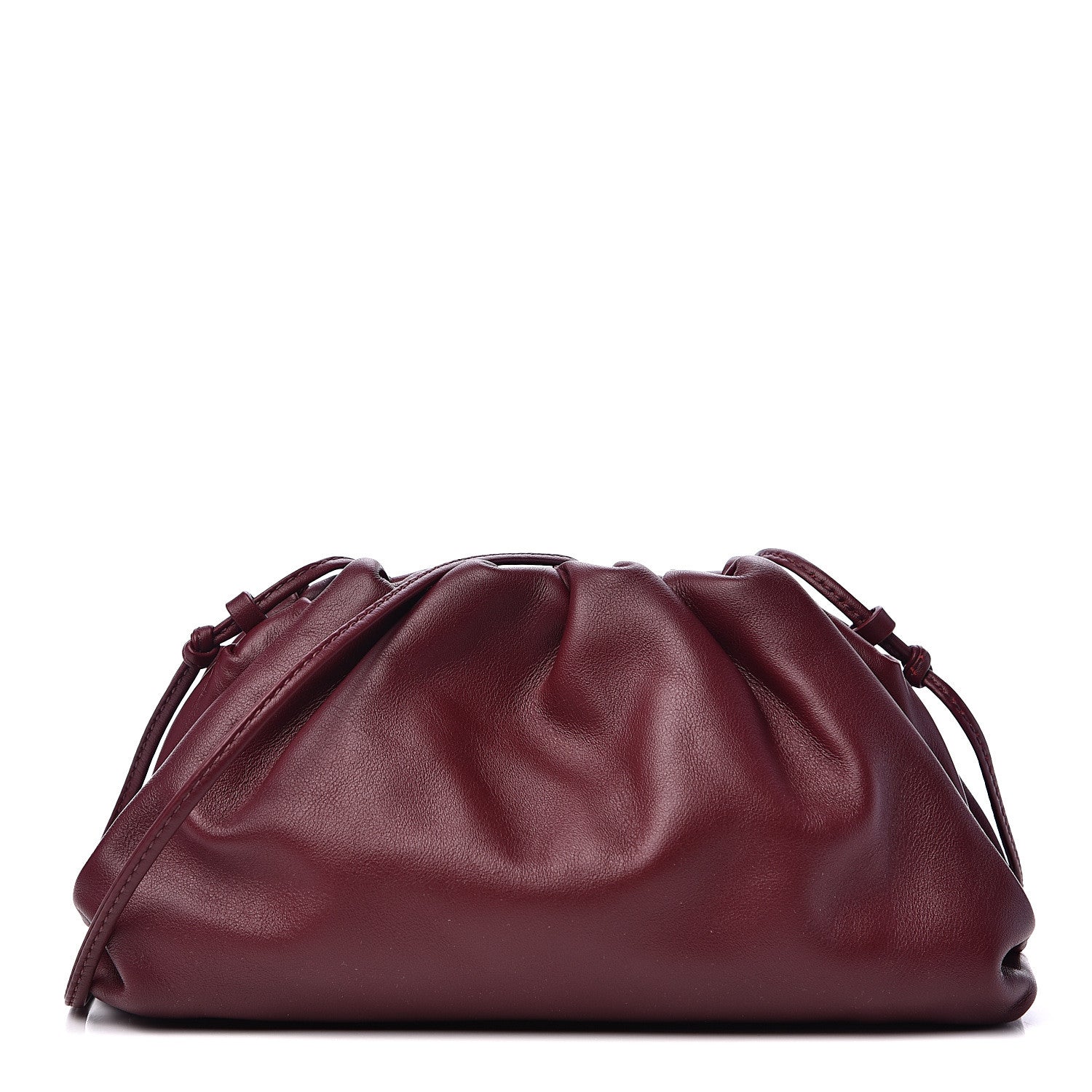 Bottega Veneta Butter Calfskin The Mini Pouch Bordeaux 1 of 9