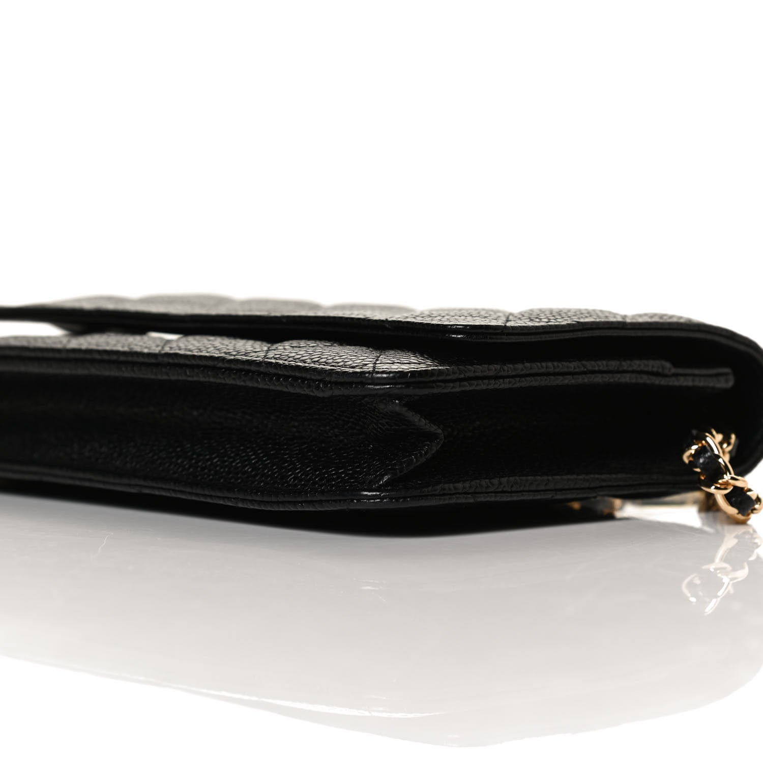 Chanel Caviar Quilted Wallet On Chain WOC Black 9 of 12