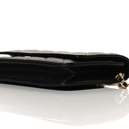 Chanel Caviar Quilted Wallet On Chain WOC Black 9 of 12