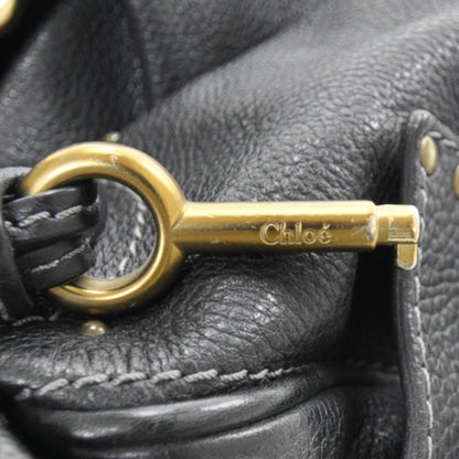 Chloe Leather Paddington Front Pocket Tote Black 13 of 13