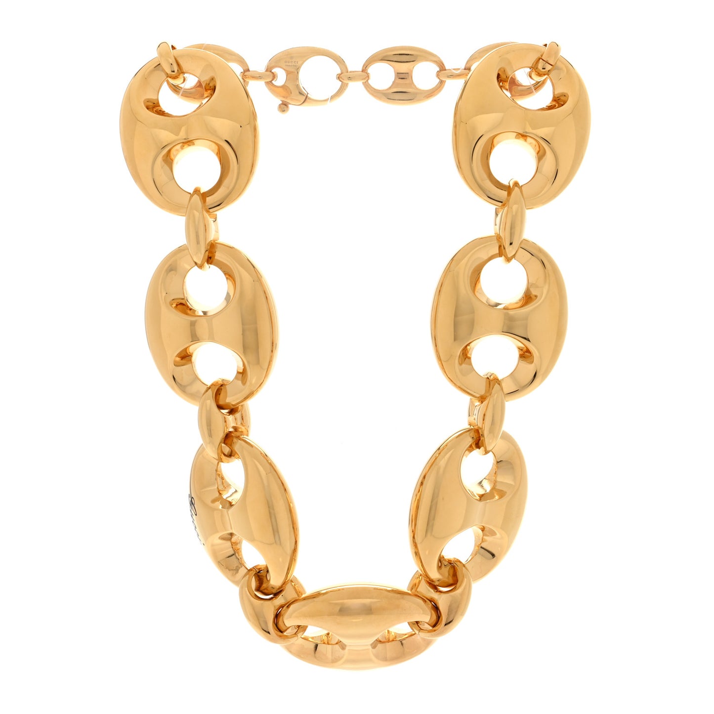 Metal Marina Chain Necklace Gold
