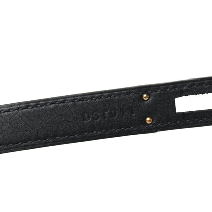 Hermes Swift Kelly Cut Clutch Pochette Black 7 of 8