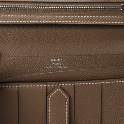 Hermes Epsom Bearn Gusset Wallet Etoupe 6 of 7