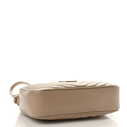 Saint Laurent Calfskin Matelasse Monogram Lou Camera Bag Dark Beige 4 of 9
