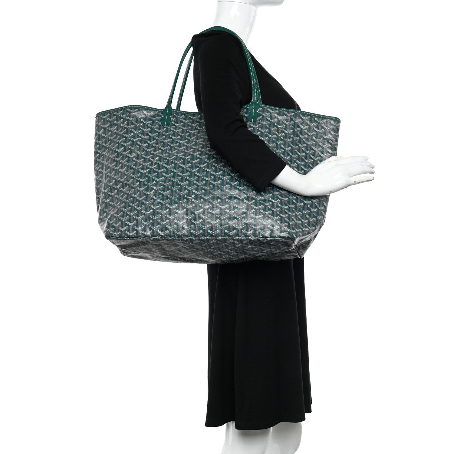 Goyard Goyardine Saint Louis GM Green 2 of 14