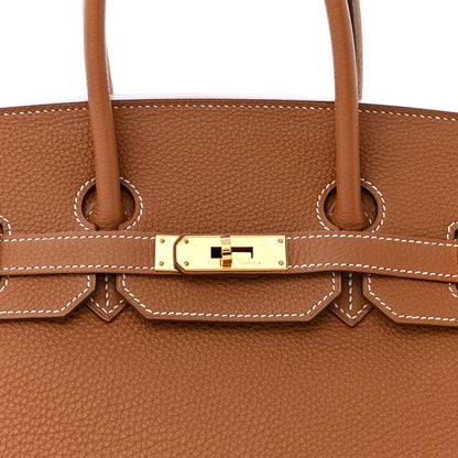 Hermes Togo Birkin 35 Gold 7 of 10