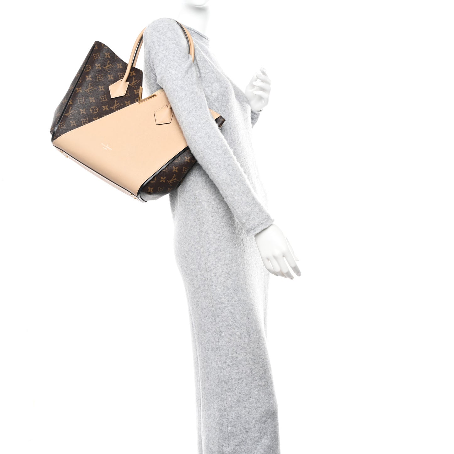 Calfskin Monogram Kimono Tote Dune