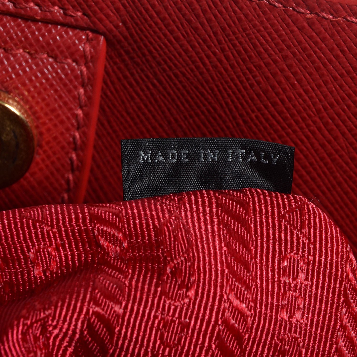 Prada Saffiano Lux Large Tote Fuoco 9 of 11
