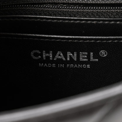 Chanel Aged Calfskin Chevron Quilted 2.55 Reissue Mini Flap So Black 5 of 12