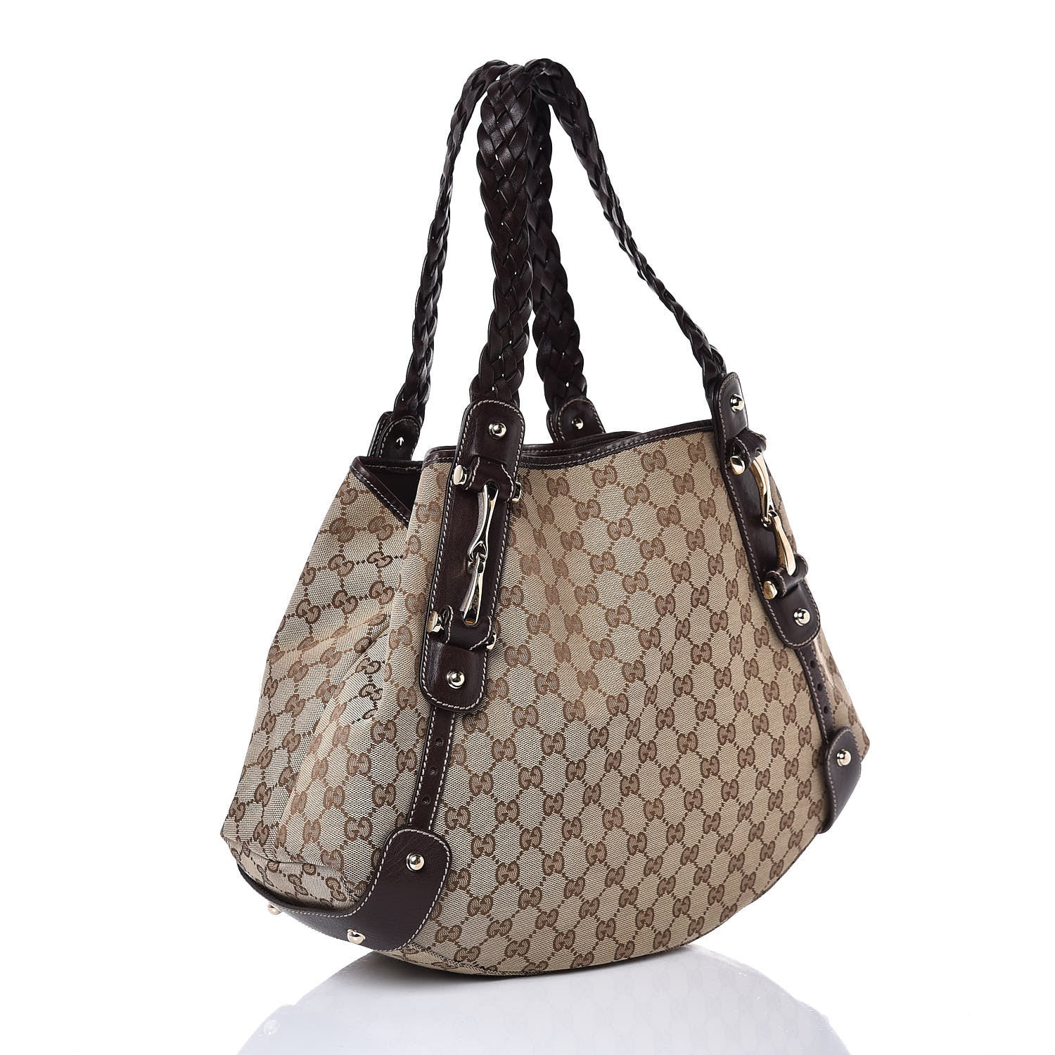 Gucci Monogram Medium Pelham Shoulder Bag Dark Brown 3 of 8