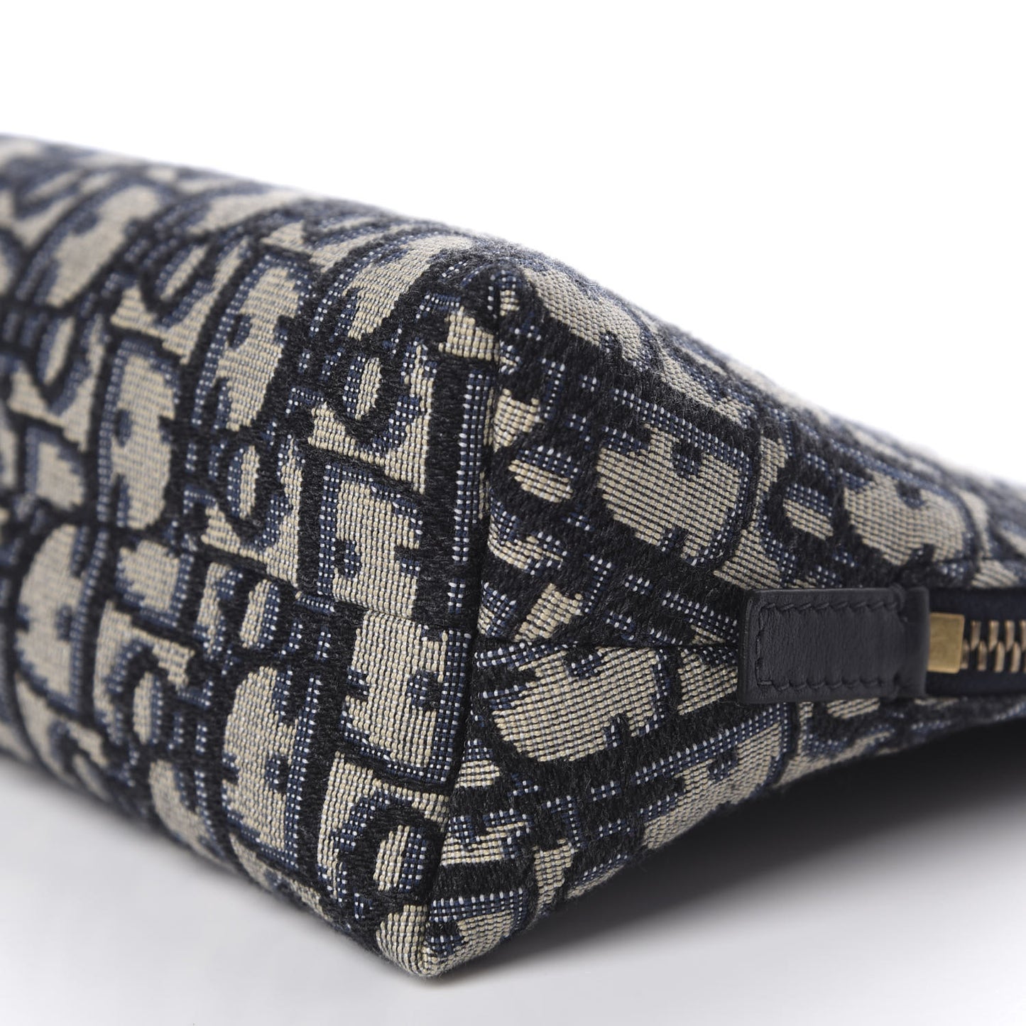 Oblique Large Beauty Pouch Bleu