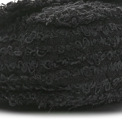 Chanel Tweed Quilted Medium Single Flap Black 9 of 10