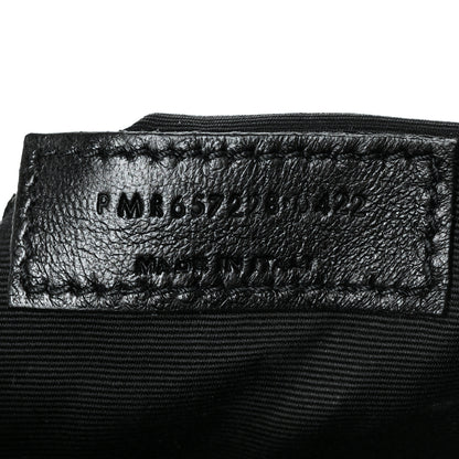 Saint Laurent Patent Le 5 A 7 Hobo Black 6 of 9