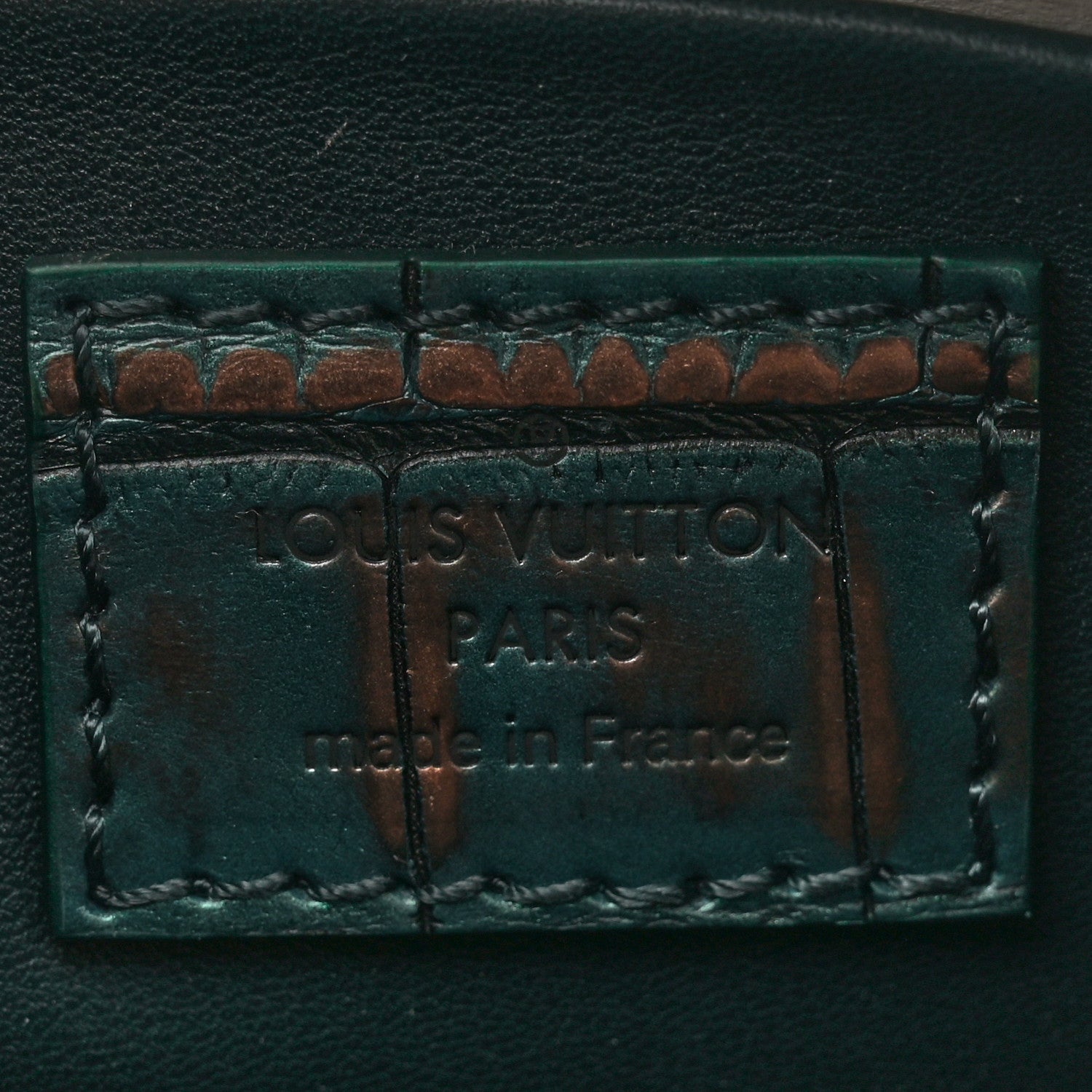 Louis Vuitton Alligator Keepall Bandouliere 25 Metallic Copper 6 of 9