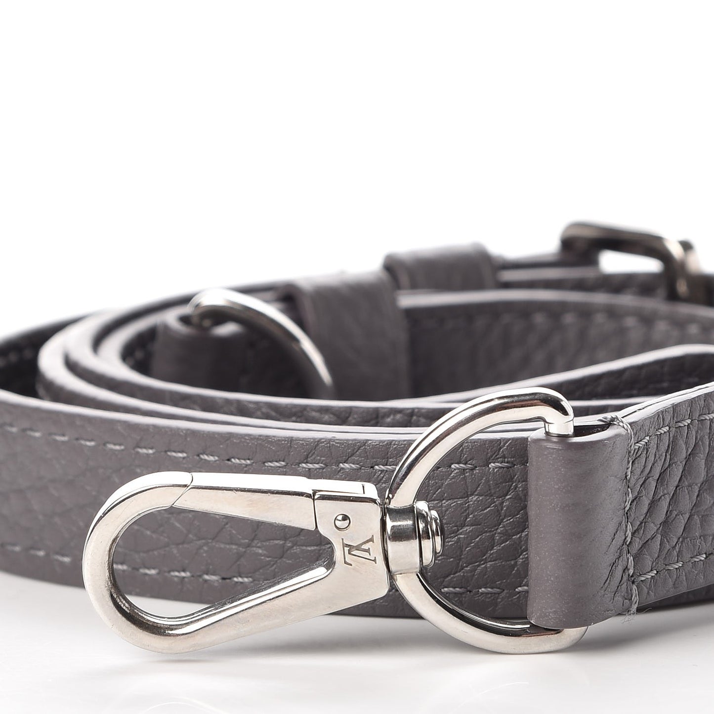 Taurillon Capucines Adjustable Shoulder Strap Gris