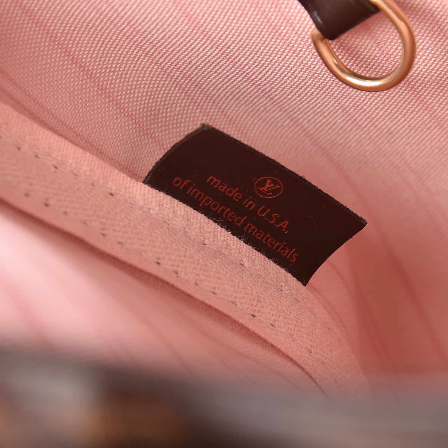 Louis Vuitton Damier Ebene Neo Neverfull MM Rose Ballerine 7 of 10