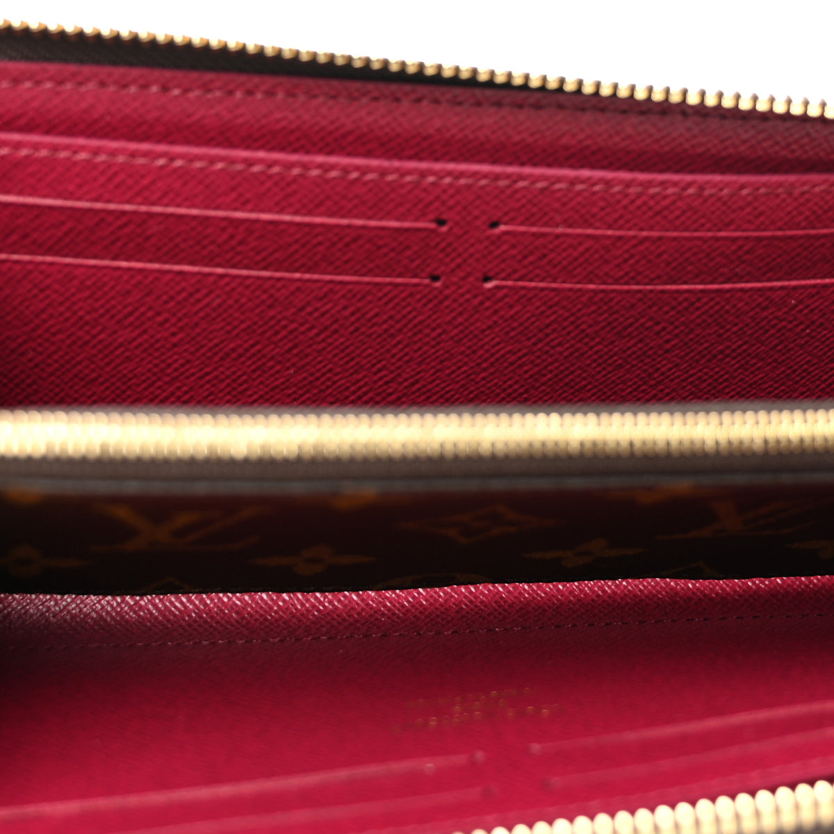 Louis Vuitton Monogram Clemence Wallet Fuchsia 5 of 7