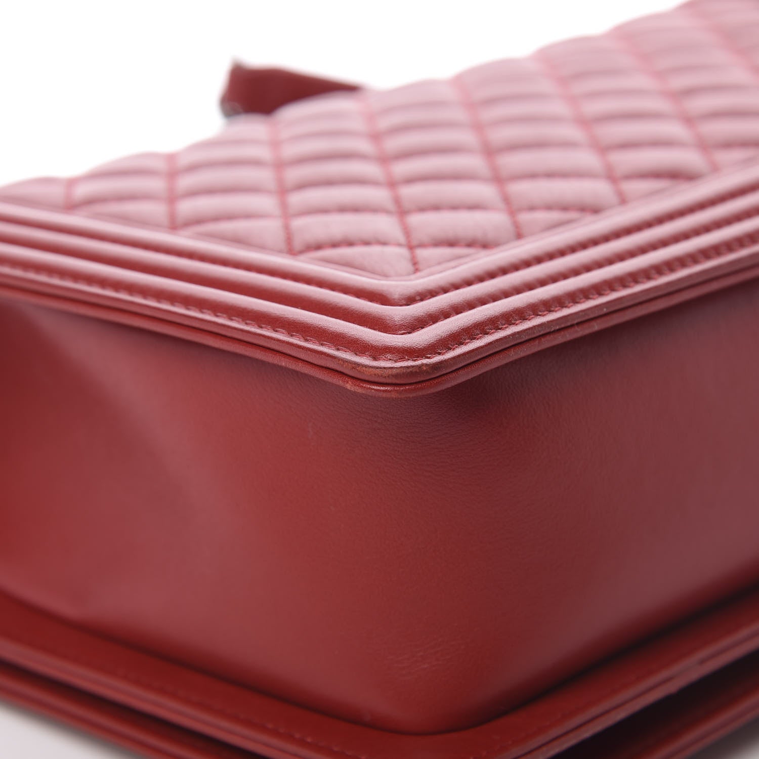Chanel Calfskin Quilted New Medium Boy Flap Red 11 of 15
