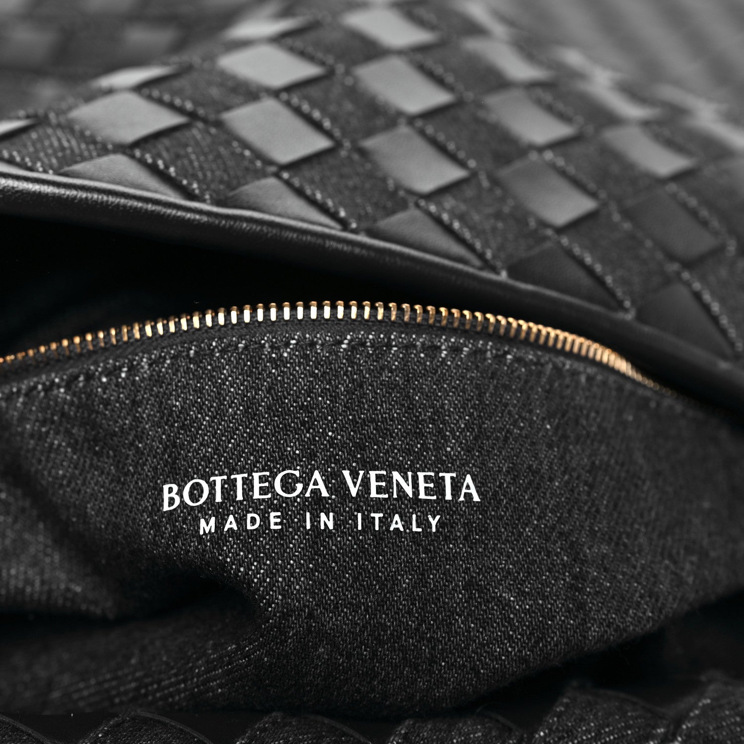 Bottega Veneta Denim Calfskin Intrecciato Large Hop Abyss Indigo 5 of 9