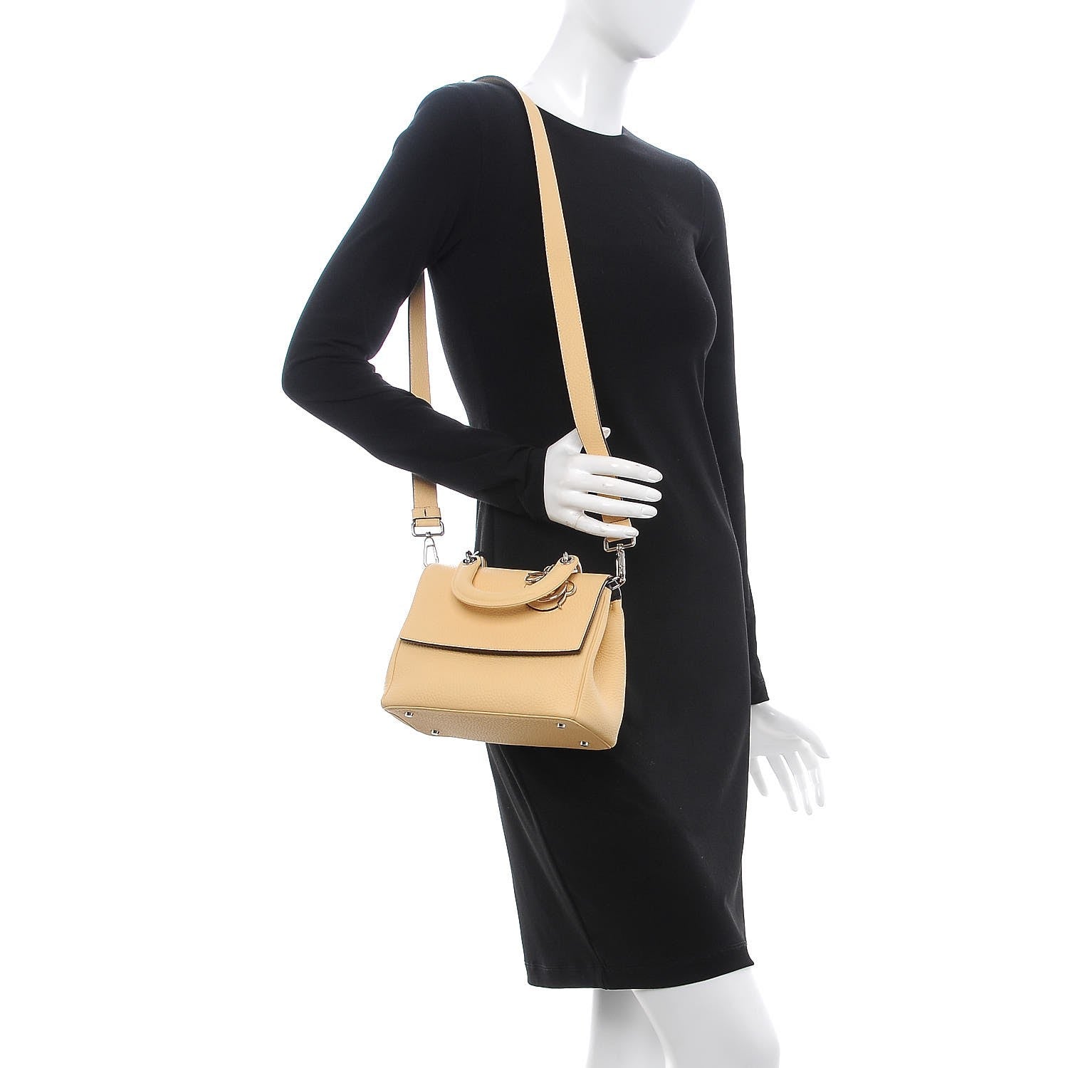 Christian Dior Bullcalf Mini Be Dior Flap Yellow 2 of 13