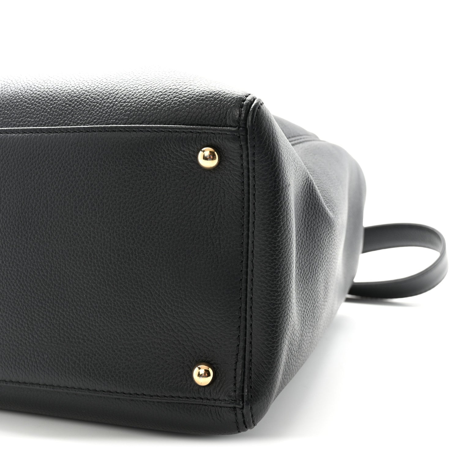 Chanel Calfskin Cerf Executive Shopper Tote Black 10 of 10