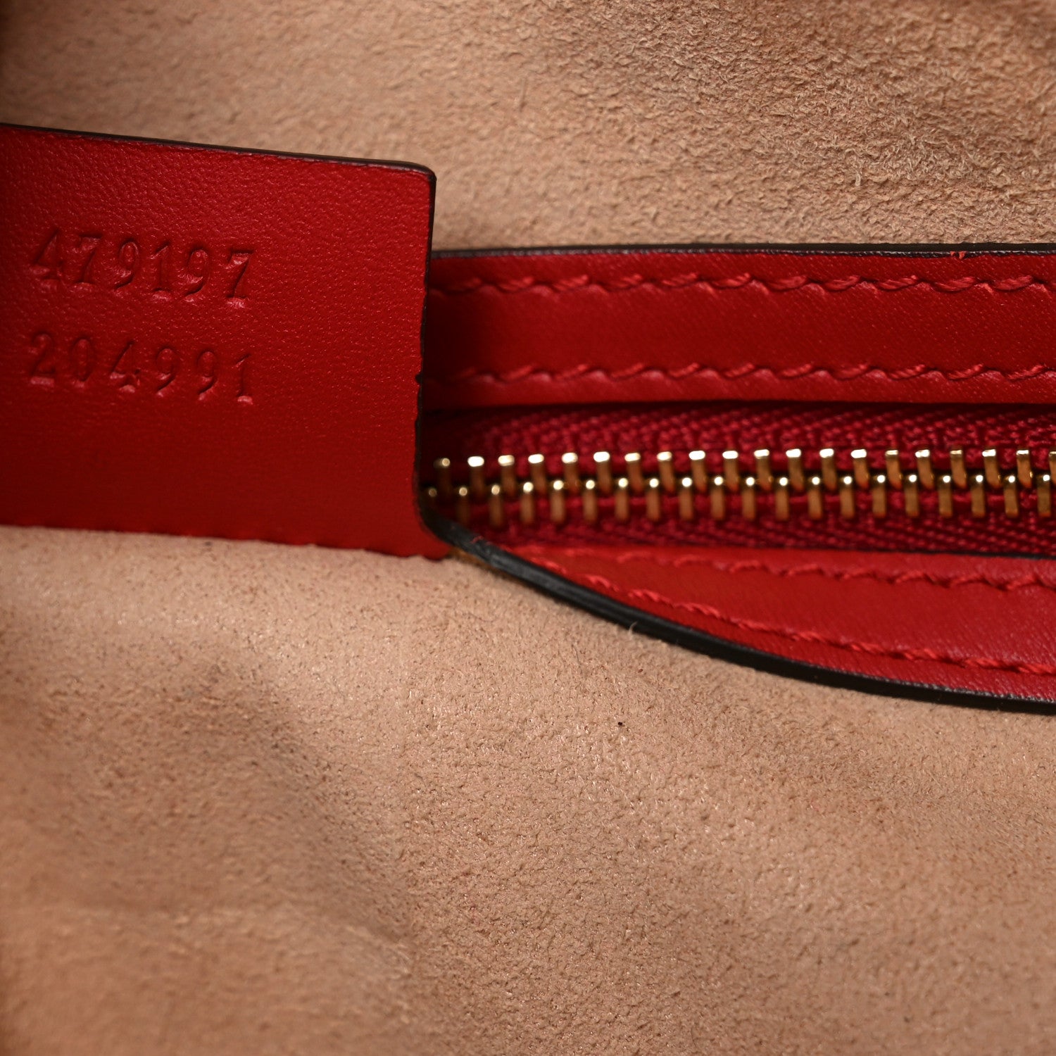 Gucci GG Supreme Monogram Medium Padlock Tote Hibiscus Red 1869999
