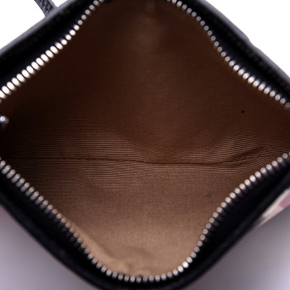 Burberry Patchwork Check Patent Wristlet Pouch Black 5 of 11